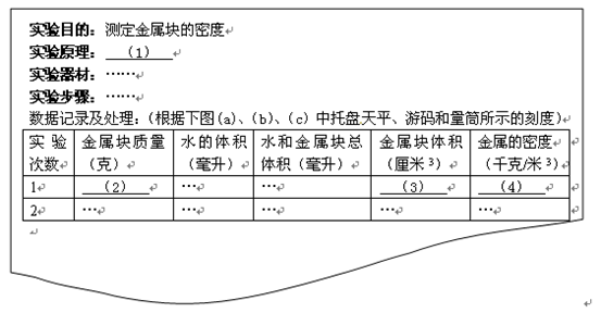 农产品中金属元素的测定